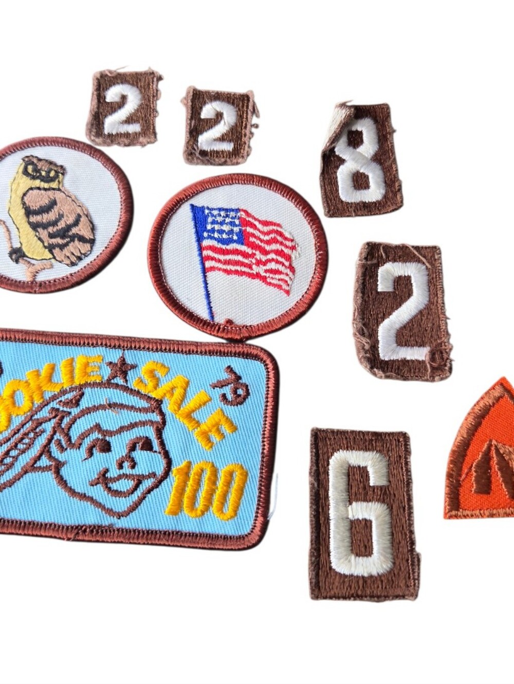 Vintage Brownie Scout Patchez